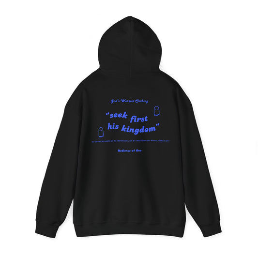 "SEEK FIRST HIS KINGDOM" hoodie