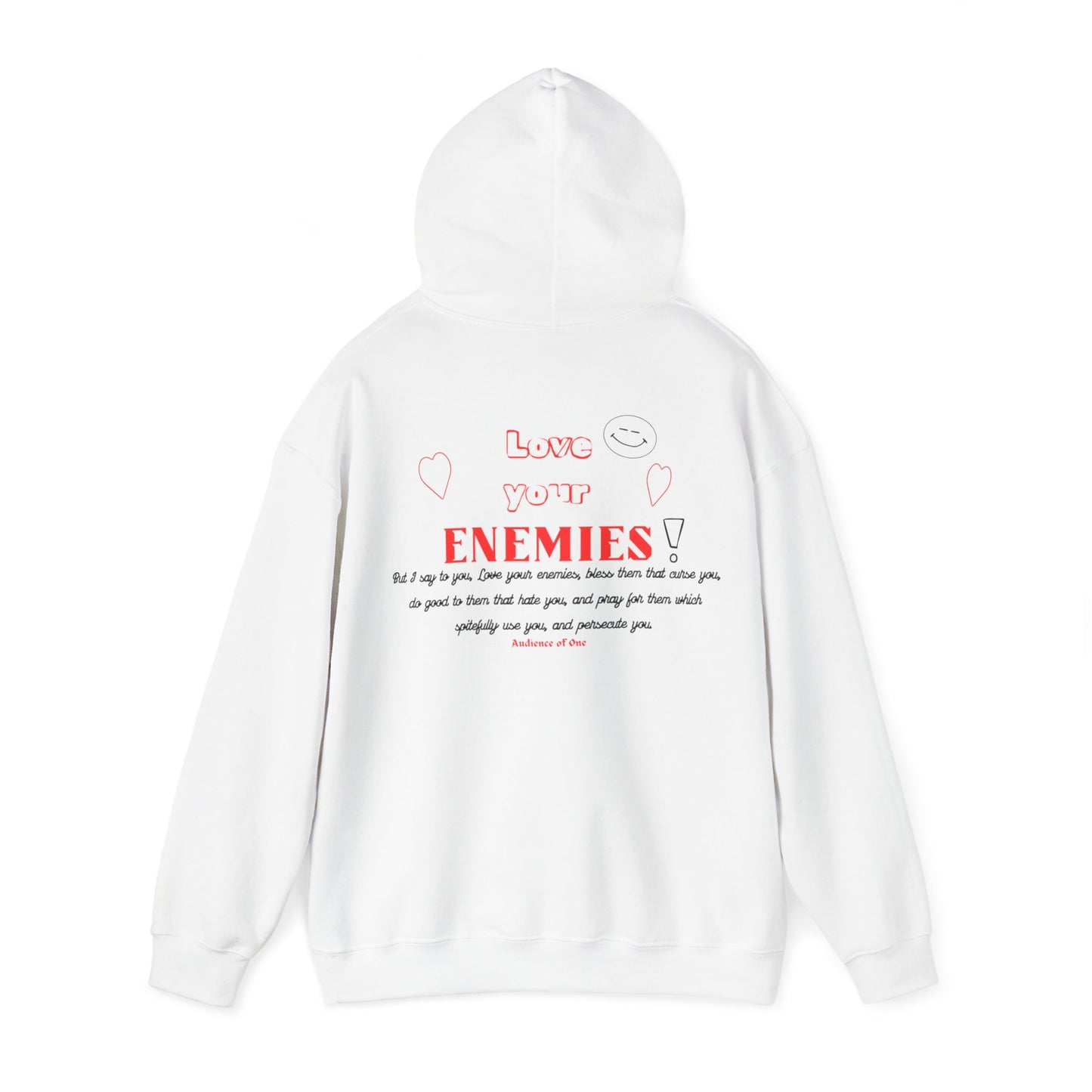"LOVE YOUR ENEMIES'' hoodie