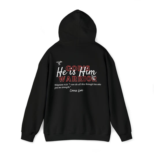 "HE IS HIM" black hoodie