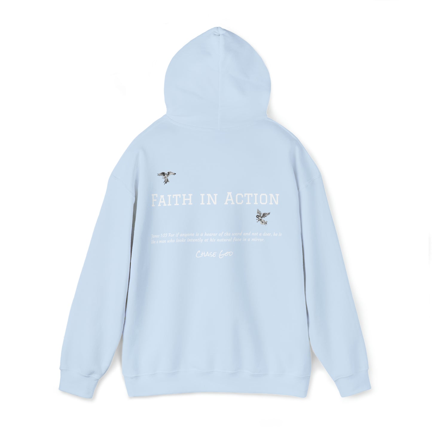 "FAITH IN ACTION" hoodie