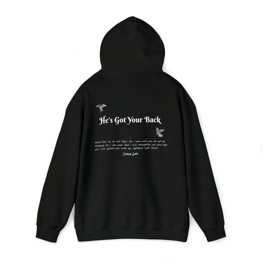 "HES GOT YOUR BACK hoodie"