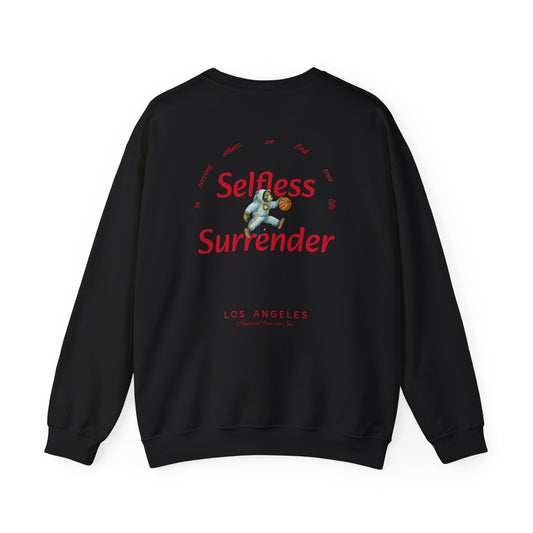 "SELFLESS SURRENDER" crewneck