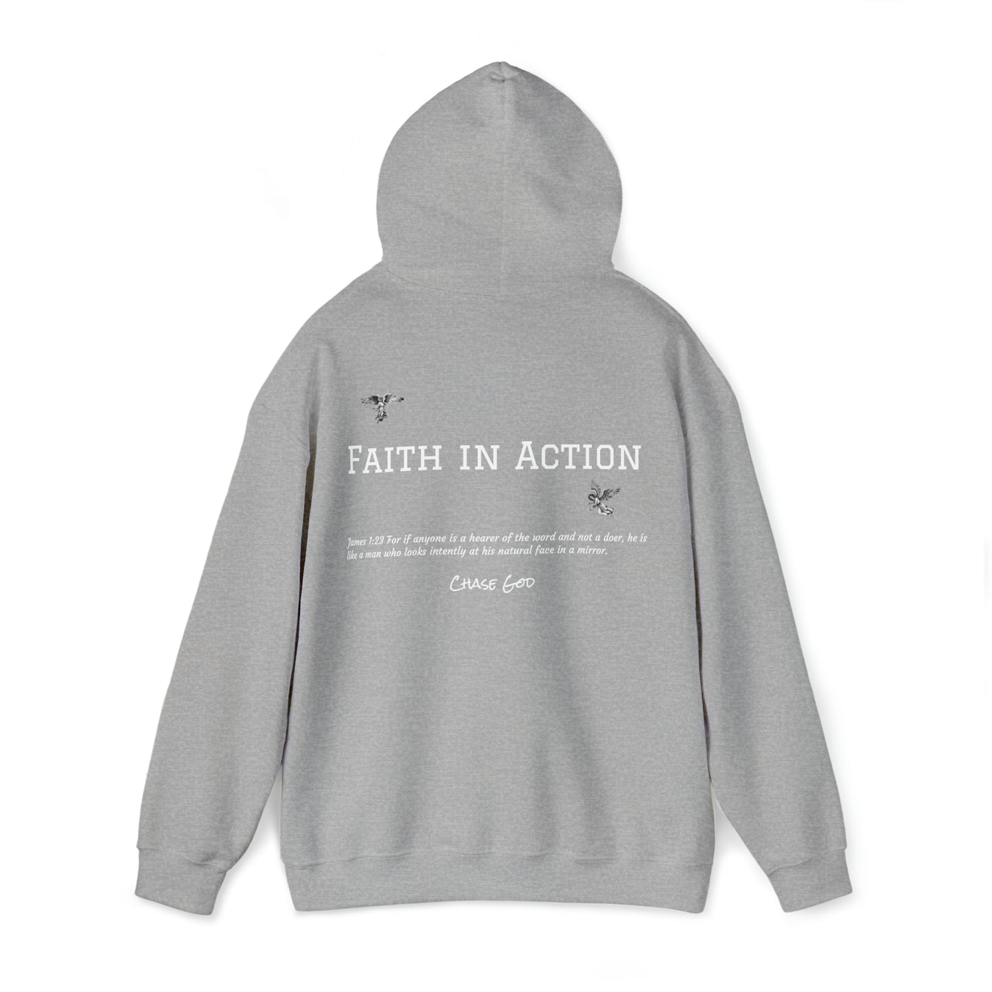 "FAITH IN ACTION" hoodie